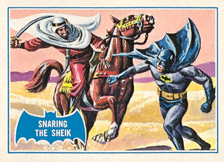 1966 Batman B Series Puzzle Back Snaring the Sheik #8B Non-Sports Card