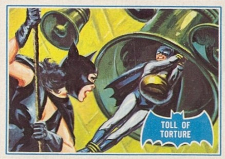 1966 Batman B Series Puzzle Back Toil of Torture #21B Non-Sports Card