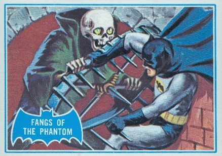 1966 Batman B Series Puzzle Back Fangs of the Phantom #24B Non-Sports Card