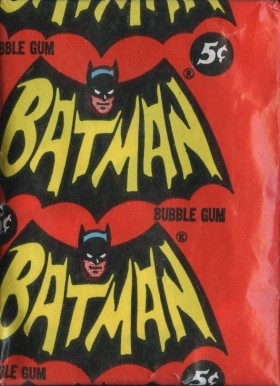 1966 Batman B Series Puzzle Back Wax Pack #WP Non-Sports Card