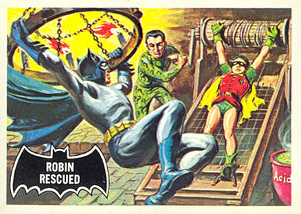 1966 Topps Batman Robin Rescued #38 Non-Sports Card