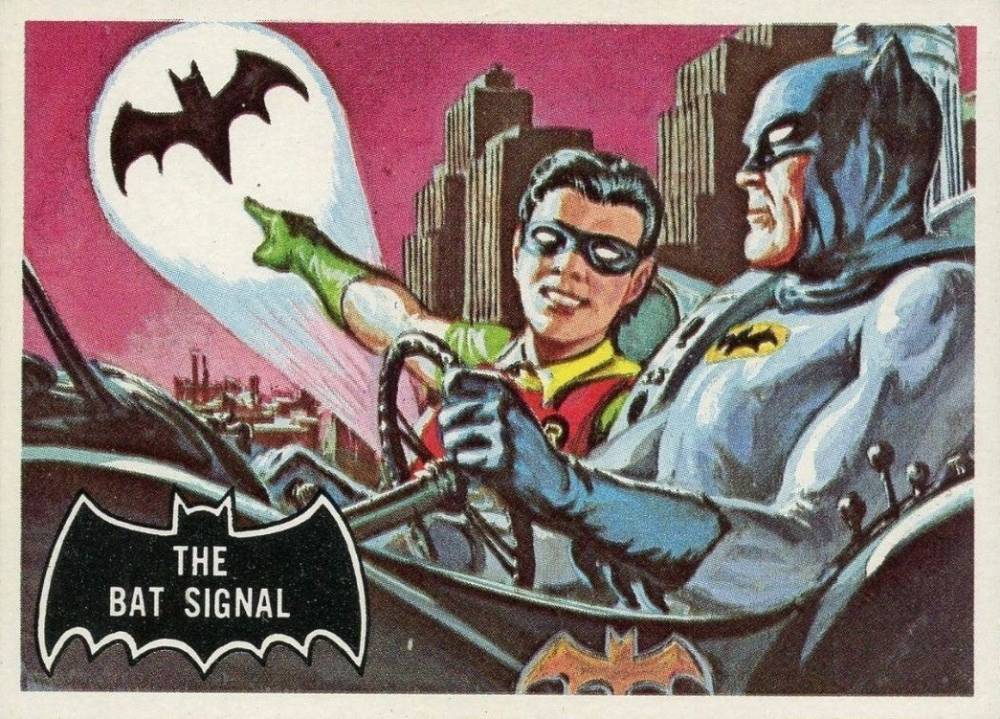 1966 Topps Batman The Bat Signal #3 Non-Sports Card