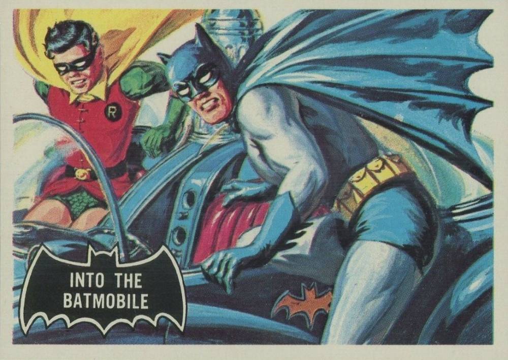 1966 Topps Batman Into the Batmobile #8 Non-Sports Card