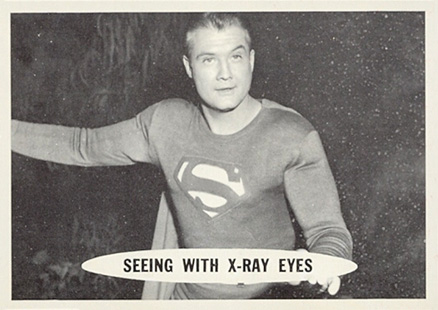 1966 Superman Seeing With X-Ray Eyes #24 Non-Sports Card