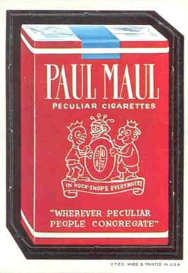 1967 Topps Wacky Packs Die-Cuts Paul Maul #9 Non-Sports Card