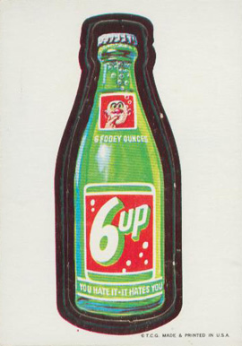 1967 Topps Wacky Packs Die-Cuts 6-Up Beverage #41 Non-Sports Card