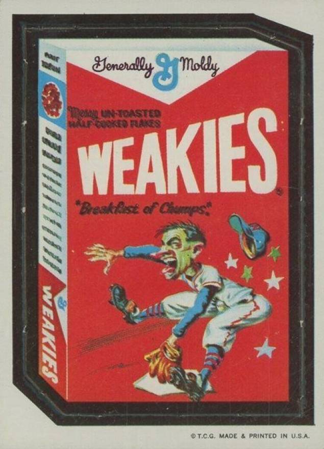 1967 Topps Wacky Packs Die-Cuts Weakies Breakfast Cereal #17 Non-Sports Card