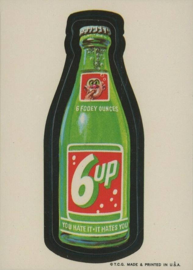 1973 Topps Wacky Packs 1st Series 6-Up Beverage # Non-Sports Card