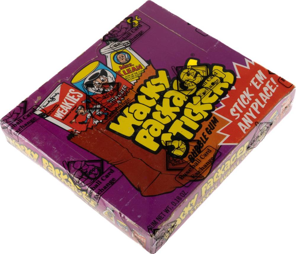 1973 Topps Wacky Packs 1st Series Wax Pack Box # Non-Sports Card