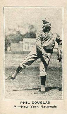1922 Strip Card "Phil" Douglas # Baseball Card