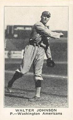 1922 Strip Card Walter Johnson # Baseball Card