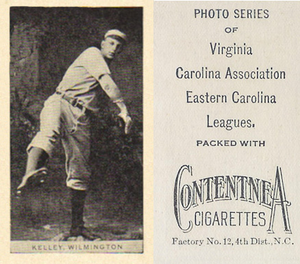 1910 Contentnea Black & White Photo Series Kelley, Wilmington # Baseball Card