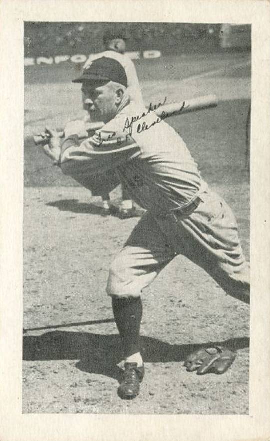 1922 Strip Card Tris Speaker # Baseball Card