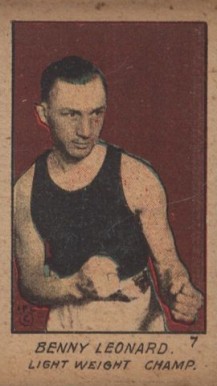 1920 W529 Strip Cards Benny Leonard #7 Other Sports Card