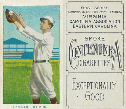 1910 Contentnea First Series Color Hoffman, Raleigh. # Baseball Card