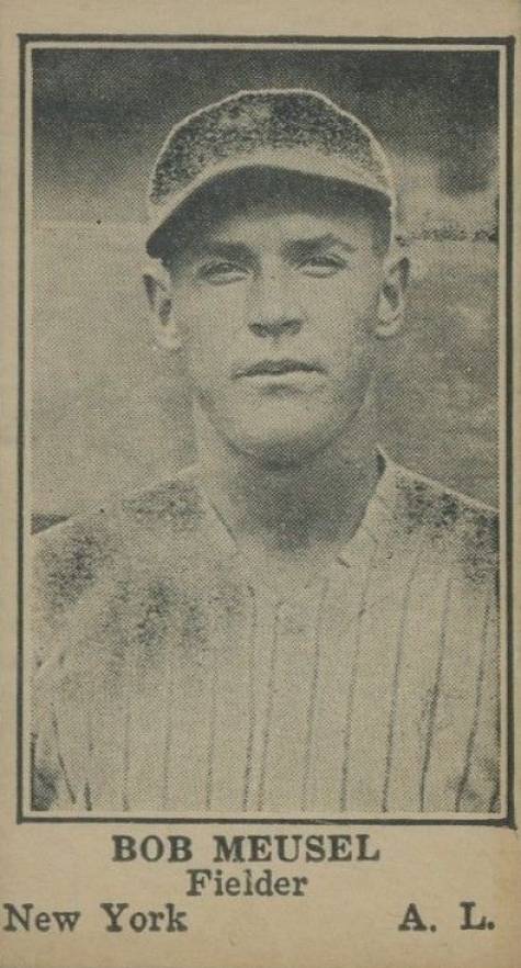1925 Strip Card Bob Meusel # Baseball Card