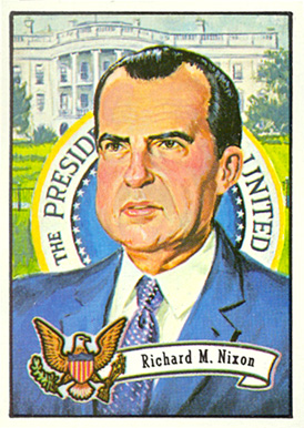 1972 Topps U.S. Presidents Richard M. Nixon #36 Non-Sports Card