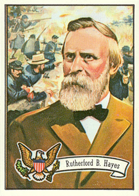 1972 Topps U.S. Presidents Rutherford B. Hayes #19 Non-Sports Card
