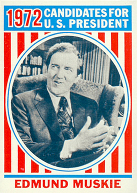 1972 Topps U.S. Presidents Edmund Muskie #41 Non-Sports Card