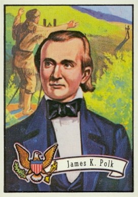 1972 Topps U.S. Presidents James K. Polk #11 Non-Sports Card