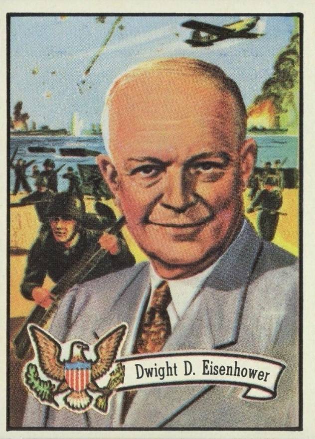1972 Topps U.S. Presidents Dwight Eisenhower #33 Non-Sports Card