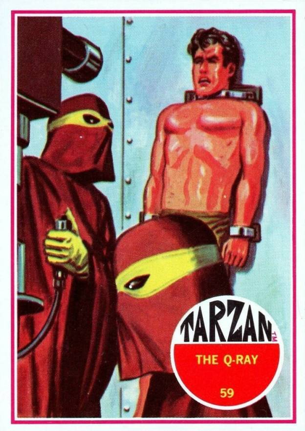 1966 Tarzan The Q-ray #59 Non-Sports Card