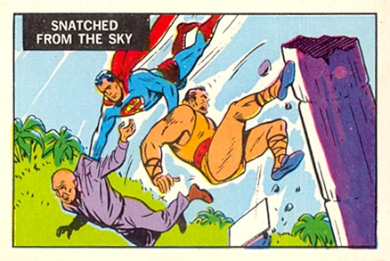 1968 A & BC Superman in the Jungle Snatched from the Sky #59 Non-Sports Card