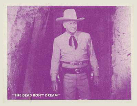 1950 Topps Hopalong Cassidy A dead body #169 Non-Sports Card