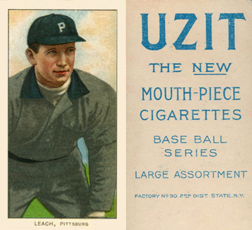 1909 White Borders UZIT Leach, Pittsburgh #279 Baseball Card