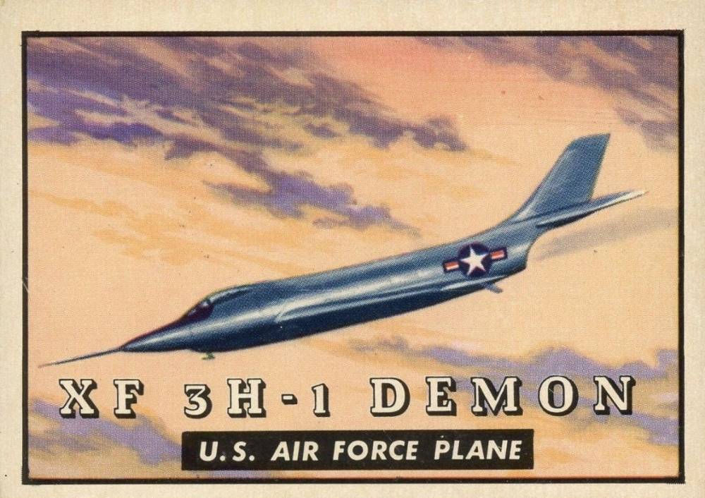 1952 Topps Wings XF 3H-1 Demon #143 Non-Sports Card