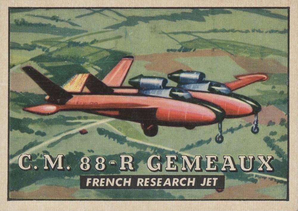 1952 Topps Wings C.M. 88-R Gemeaux #182 Non-Sports Card