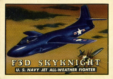 1952 Topps Wings F3d Skyknight #22 Non-Sports Card