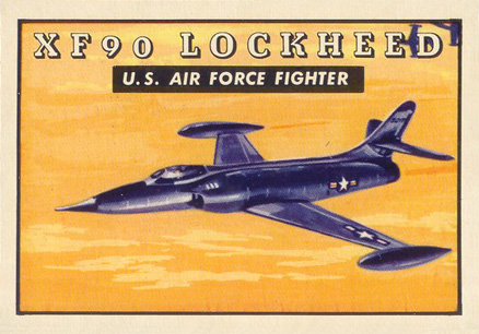 1952 Topps Wings XF90 Lockheed #152 Non-Sports Card
