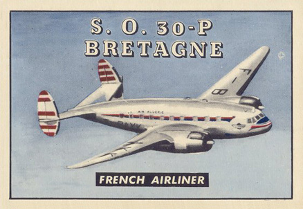 1952 Topps Wings S.O. 30-P Bretagne #188 Non-Sports Card