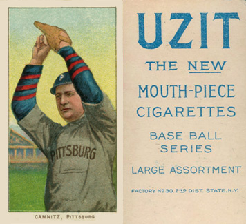1909 White Borders UZIT Camnitz, Pittsburgh #70 Baseball Card