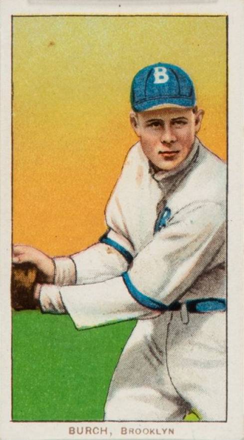 1909 White Borders UZIT Burch, Brooklyn #61 Baseball Card
