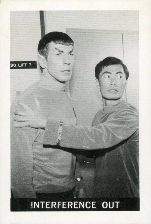 1967 Star Trek Interference out #28 Non-Sports Card