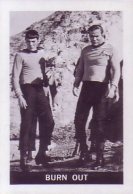 1967 Star Trek Burn out #27 Non-Sports Card