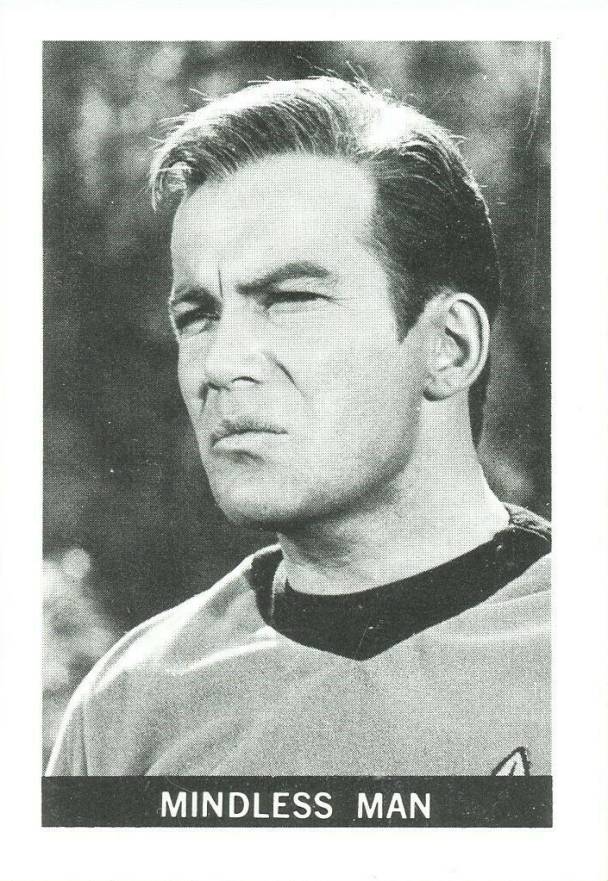 1967 Star Trek Mindless Man #62 Non-Sports Card