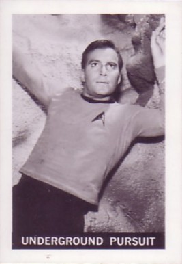 1967 Star Trek Underground pursuit #21 Non-Sports Card