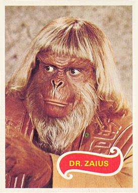 1975 Topps Planet of the Apes Dr. Zaius #4 Non-Sports Card