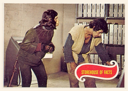 1975 Topps Planet of the Apes Storehouse of facts #25 Non-Sports Card