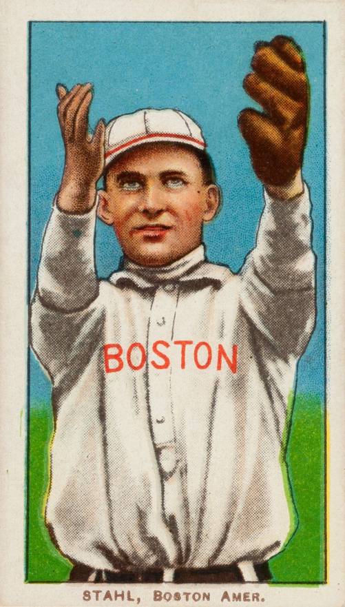 1909 White Borders Hindu-Red Stahl, Boston Amer. #458 Baseball Card