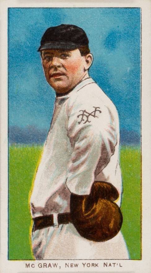1909 White Borders Hindu-Red McGraw, New York Nat'L #321 Baseball Card