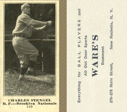 1916 Wares Charles Stengel #169 Baseball Card