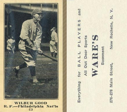 1916 Wares Wilbur Good #69 Baseball Card