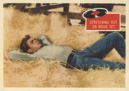 1959 Fabian Stretching out on movie set #15 Non-Sports Card