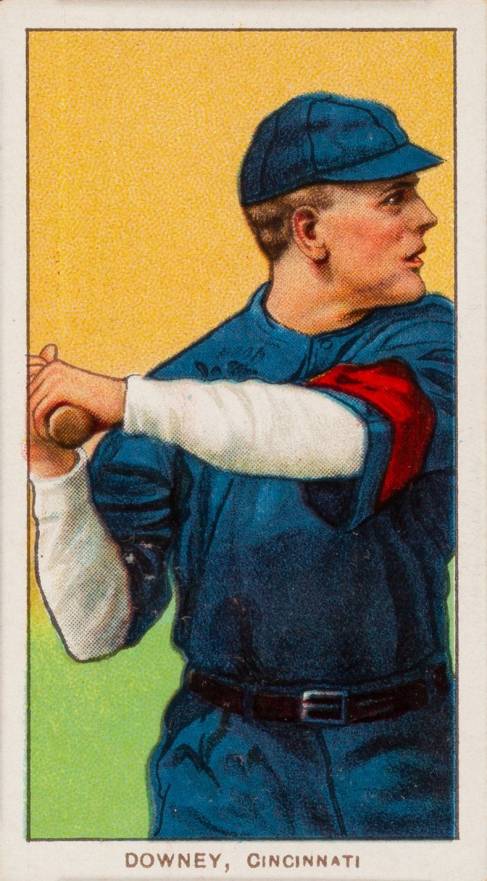 1909 White Borders Hindu-Red Downey, Cincinnati #144 Baseball Card