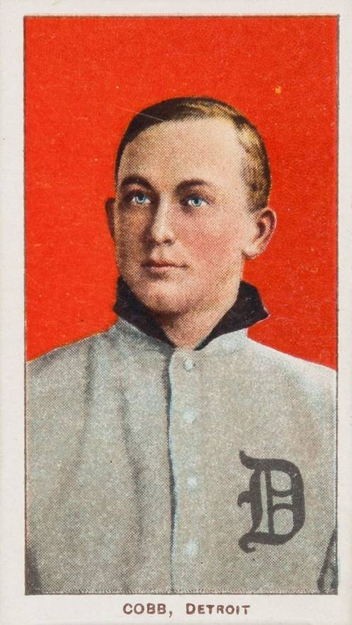 1909 White Borders Hindu-Red Cobb, Detroit #96 Baseball Card
