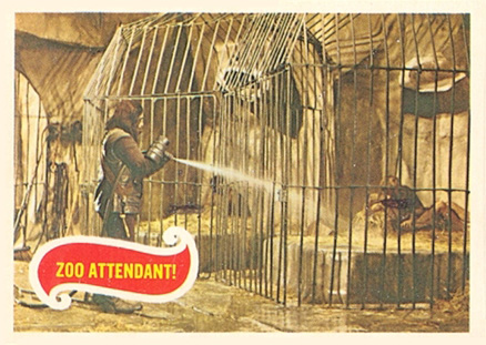 1969 Topps Planet of the Apes Zoo Attendant! #28 Non-Sports Card